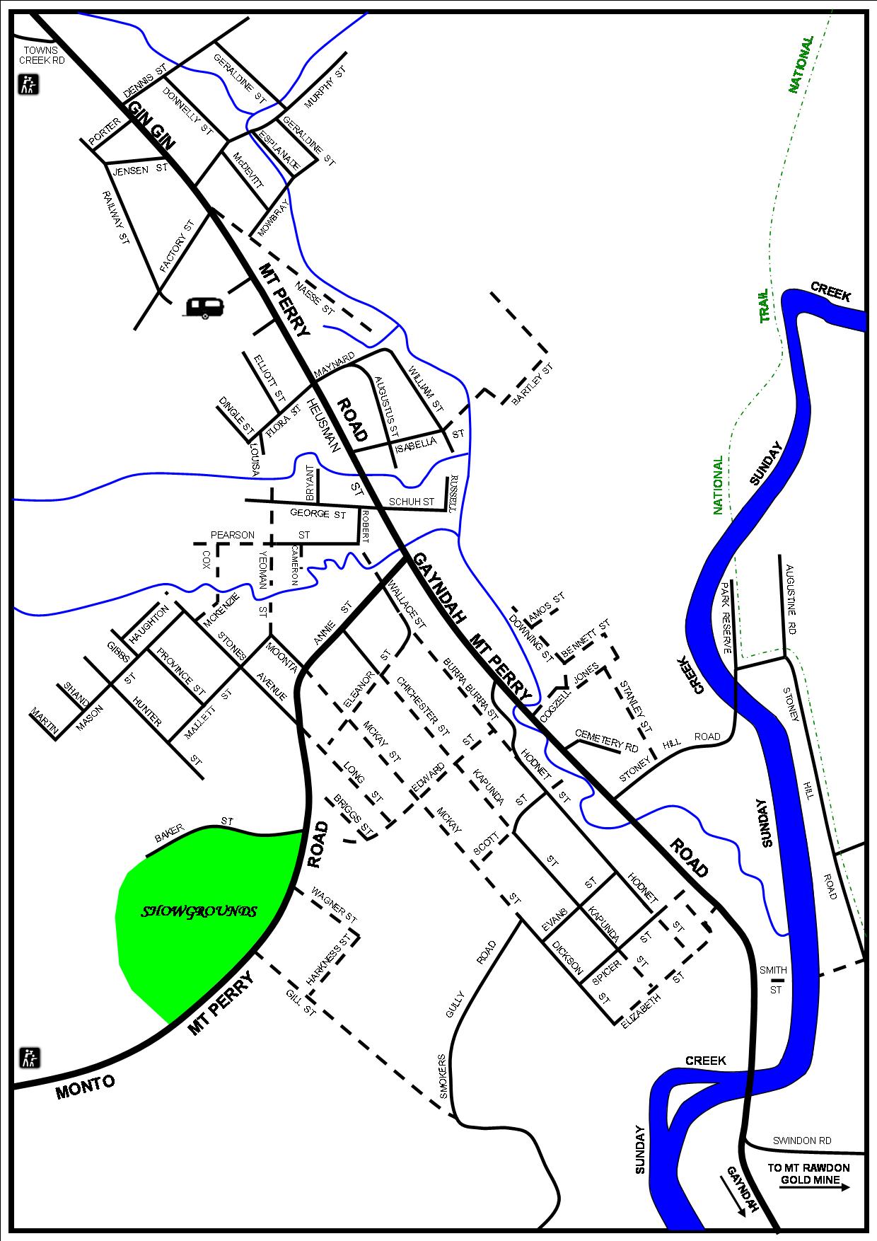 Mount Perry Tourist Map Mount Perry Australia • mappery