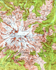 Mount Rainier Topographic Map