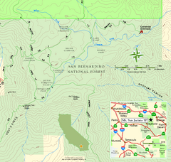 Mount San Jacinto State Park SE Map