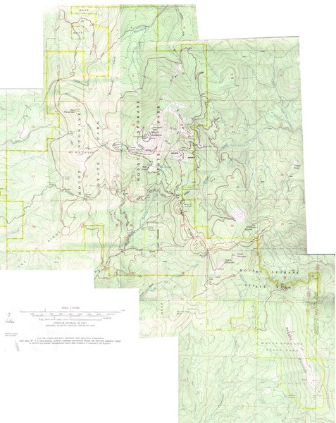 Mount Spokane Trail Map
