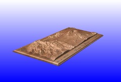 Mount St. Helens carved in wood by carvedmaps.com... Mount St. Helens carved in wood by carvedmaps.com...
