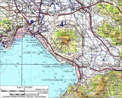 Mount Vesuvius Contour Map