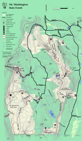 Mount Washington Map