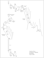 Mount Whitney Route Map Mount Whitney Route Map