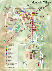 Mountain Village Tourist Map
