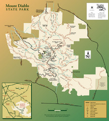 Mt. Diablo State Park Map