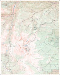 Mt. Evans Contour Map