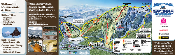 Mt. Hood SkiBowl Ski Trail Map