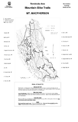Mt. Macpherson Mountain Bike Trail Map