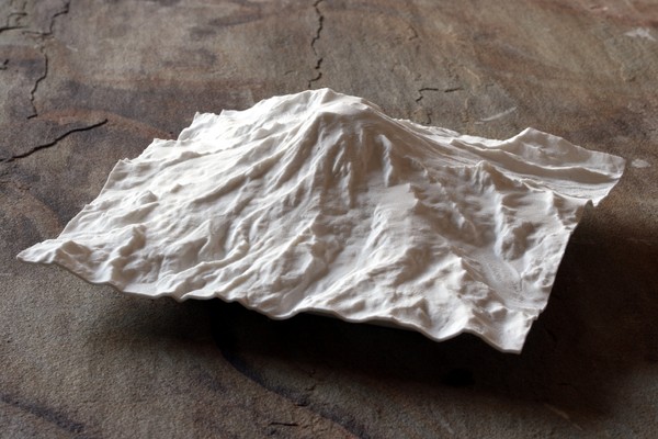 Mt. Rainier 3D Print Map
