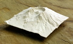 Mt. St. Helens 3D Print Map