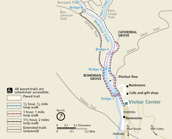 a map of a trail