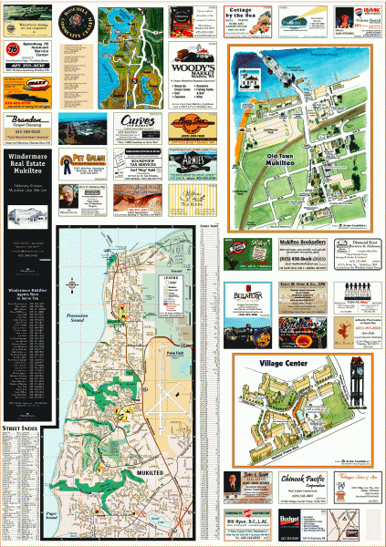 Mukilteo tourist map