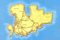 Mykonos Bus Tour Map