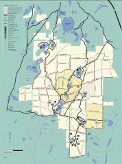 Myles Standish State Forest summer trail map