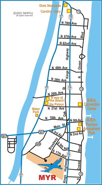 Myrtle Beach Map