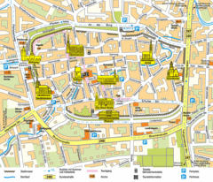 Mühlhausen Tourist Map