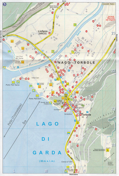 Nago-Torbole Map