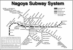 Nagoya Subway Map
