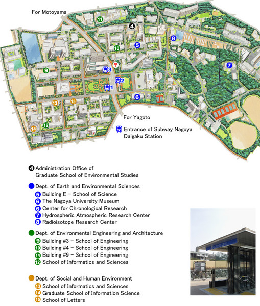 Nagoya University Map