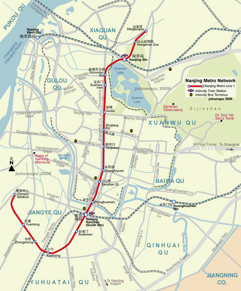 Nanjing Metro Map