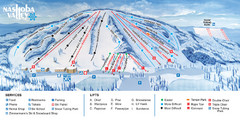 Nashoba Valley Ski Area Ski Trail Map
