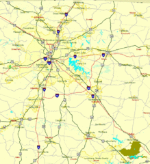 Nashville, TN Tourist Map