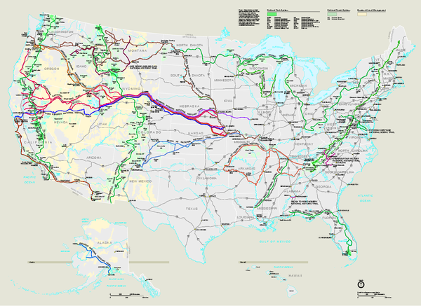 National Trails System Map