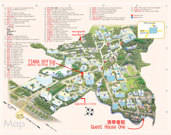 National Tsing Hua University Map