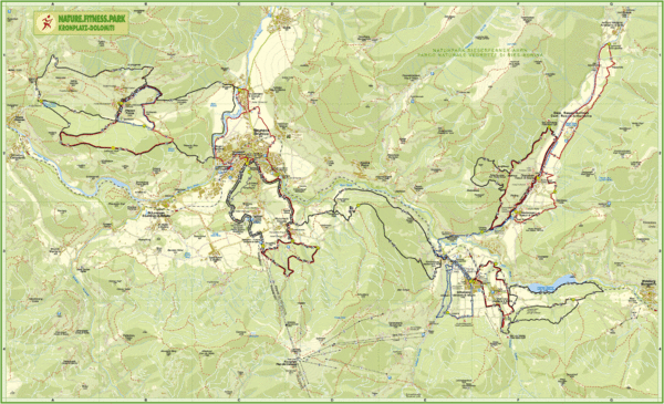 Nature Fitness Park in Kronplatz Dolomiti Map