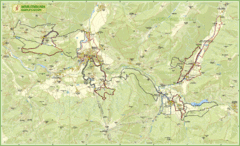 Nature Fitness Park in Kronplatz Dolomiti Map Nature Fitness Park in Kronplatz Dolomiti Map