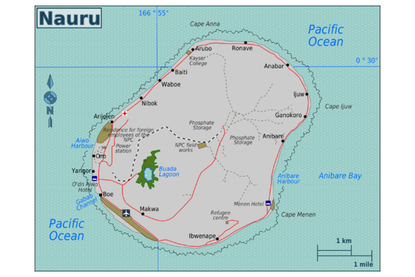 Nauru Map