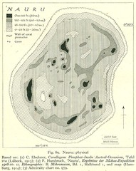 Nauru physical Map