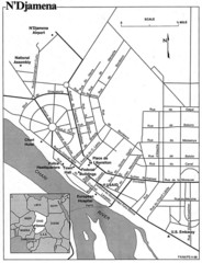 N'djamena City Map