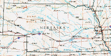 Nebraska Atlas Reference Map - Nebraska • mappery