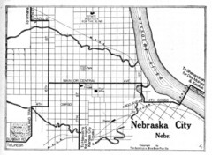Nebraska City 1920 Map