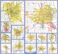 Nebraska City Road Maps Map