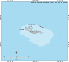 Necker Island Tourist Map