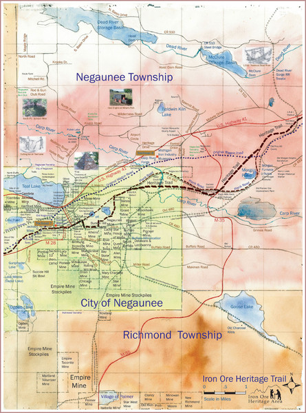 Negaunee Trail Map