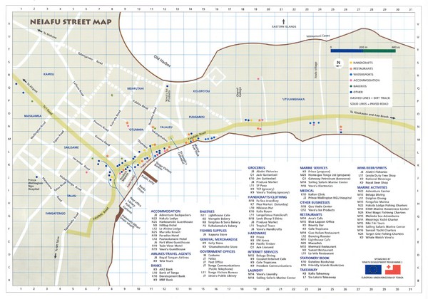 Neiafu Street Map