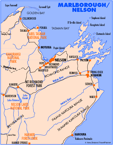 Nelson/Marlborough Map