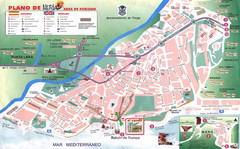 Nerja, Spain Restaurant Map