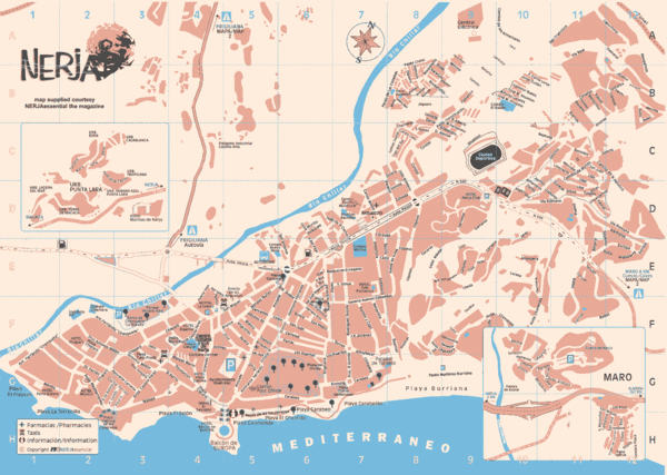 Nerja Town Map