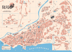 Nerja Town Map Nerja Town Map