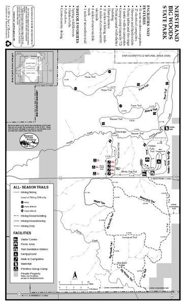 Nerstrand-Big Woods State Park Map