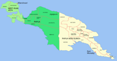 New Guinea Island Map