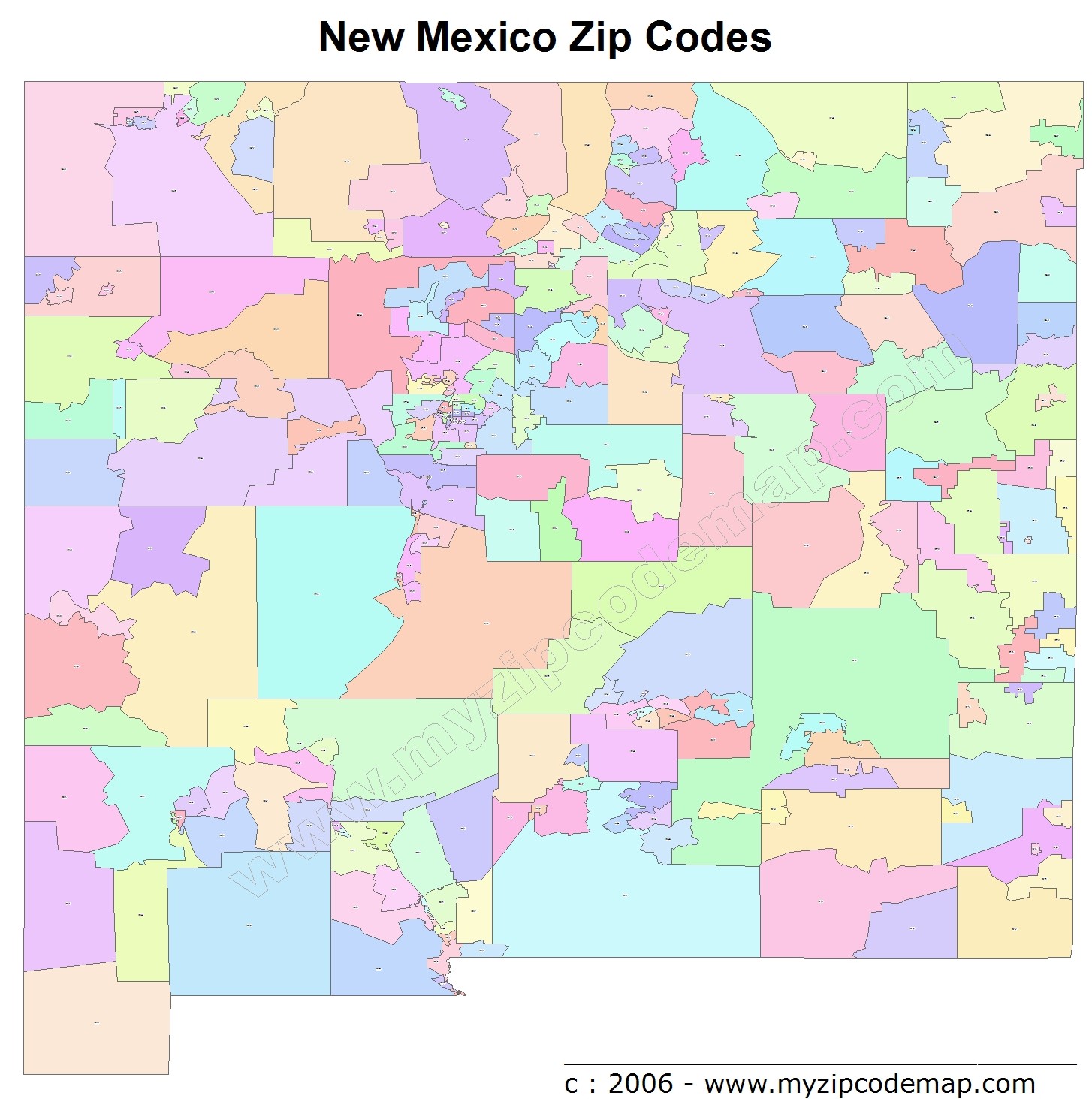 new mexico zip code map New Mexico Zip Codes Map New Mexico Mappery new mexico zip code map