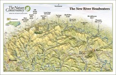 New River Headwaters Panorama Map