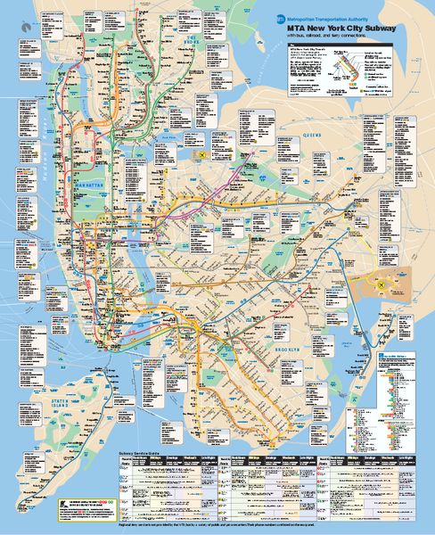 Nyc Subway Map Free Manhattan Maps Schedule Trip Planner Apps