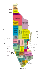New York Neighborhoods Map